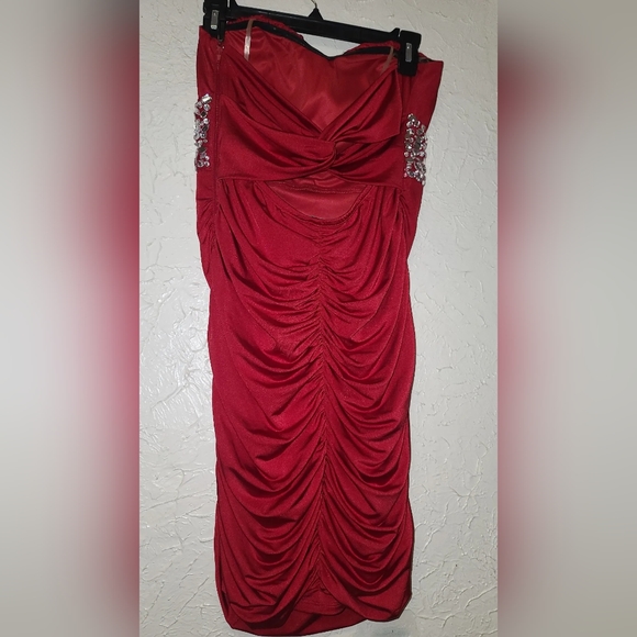 NWOT - New Medium Red Dress - Picture 3 of 6